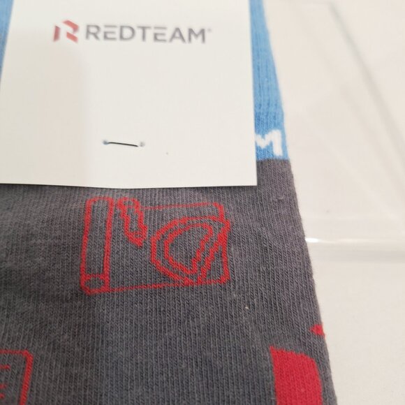 SOCK CLUB REDTEAM Cyber security Novelty Crew Socks,  Tech  Gray/Blue - Picture 6 of 7